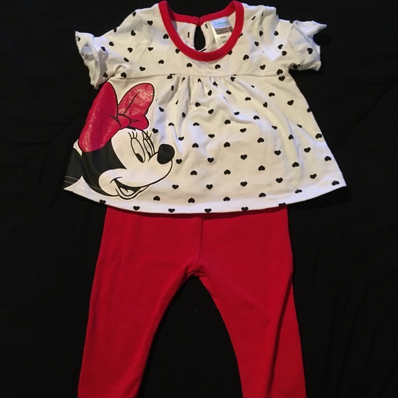 minnie mouse 2 piece outfit